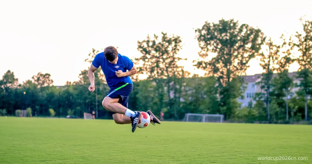 man playing soccer