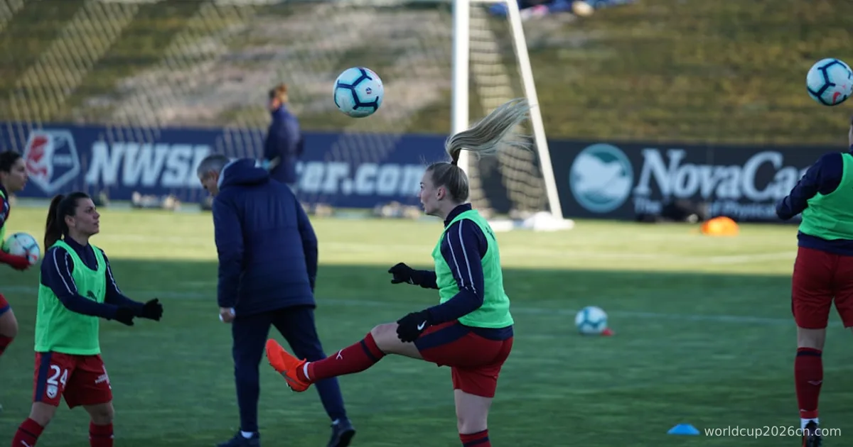 women playing soccer